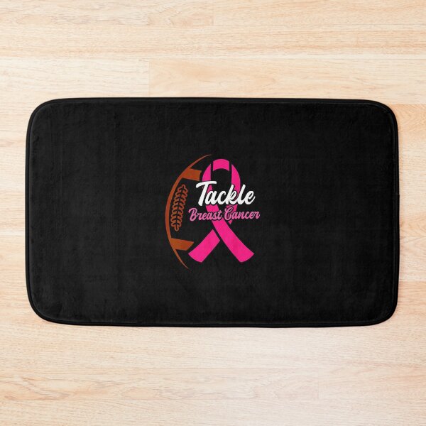 Aperçu de l'œuvre Tackle Football Ruban rose Sensibilisation au cancer du sein Enfant 2 créée et vendue par fijfghdfxwa48.