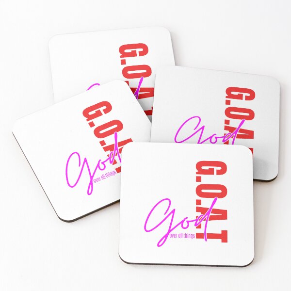 Item preview, Faith Quote G.O.A.T God Over Everything designed and sold by kiralynstration.