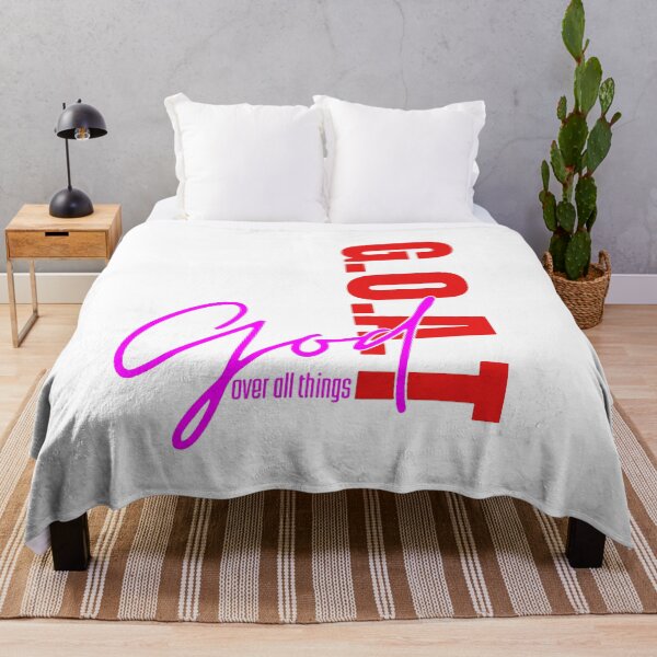 Item preview, Faith Quote G.O.A.T God Over Everything designed and sold by kiralynstration.