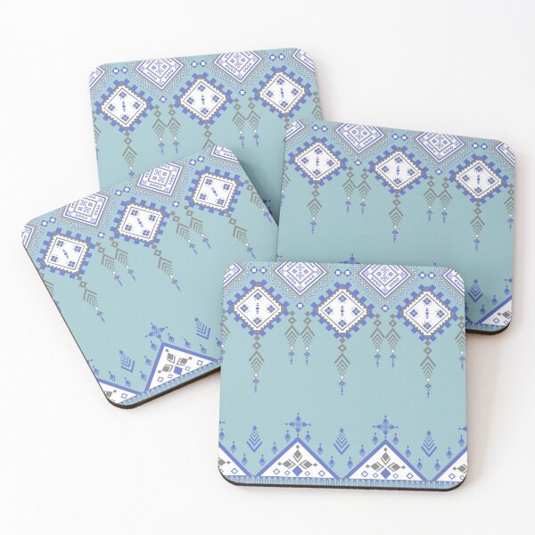 Item preview,  blue thai fabric pattern designed and sold by Aum-Jutharat.