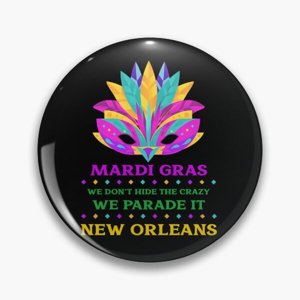 Item preview, Bygone Mardi Gras Masquerade Mask We Donx27t Hide The Crazy Classic designed and sold by MonserratWindl.