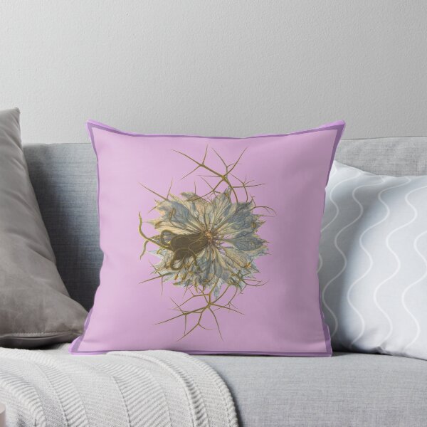 Artikelvorschau, Blumenbuschdesign auf rosa Hintergrund entworfen und verkauft von VisionSticker.