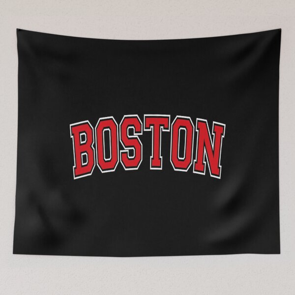 Item preview, 	s 	s Kids Boston Varsity Style Red Text 		 designed and sold by wmtdcezy2.