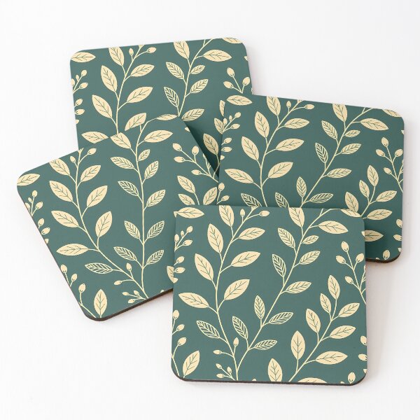 Item preview, Dark Green Theme, Botanical Leaves, Minimalist Modern Stylize, Repeated Texture Pattern (image size 8320x12480) designed and sold by Digital-Davinci.