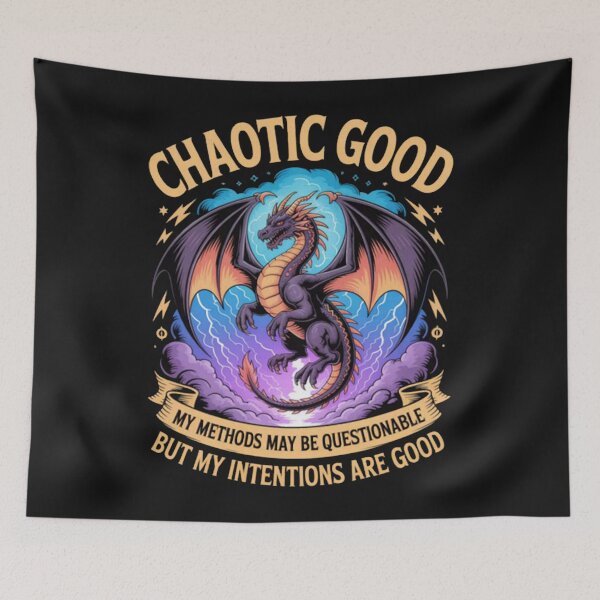 Item preview, Funny Chaotic Good Dragon GM RPG Tabletop Gaming designed and sold by Vastingan.