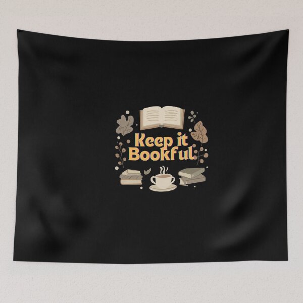 Item preview, Keep It Bookful – Cozy Reading Quote Design designed and sold by Happyhoo1.