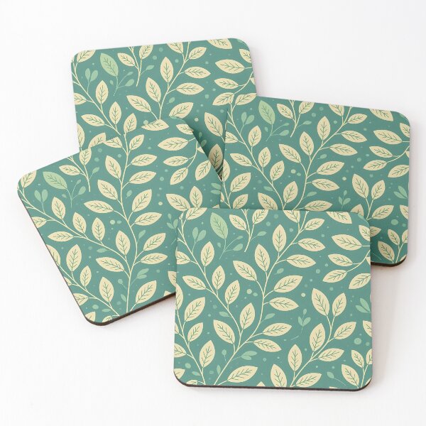 Item preview, Dark Green Theme, Botanical Leaves, Minimalist Modern Stylize, Repeated Texture Pattern (image size 8320x12480) designed and sold by Digital-Davinci.