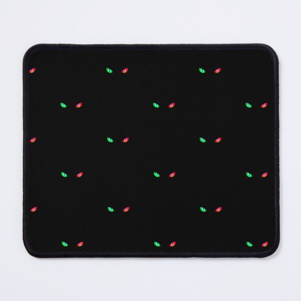 Item preview, Neon Cat Eyes – Vibrant Rainbow Glow on Black Background designed and sold by PixelVibe782.