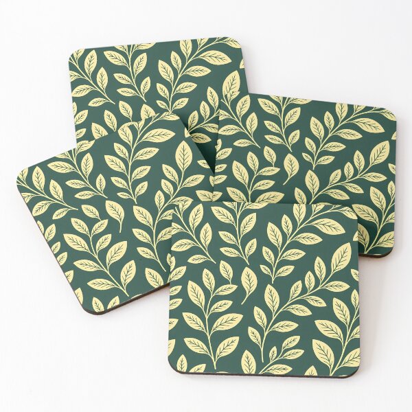 Item preview, Dark Green Theme, Botanical Leaves, Minimalist Modern Stylize, Repeated Texture Pattern (image size 8320x12480) designed and sold by Digital-Davinci.
