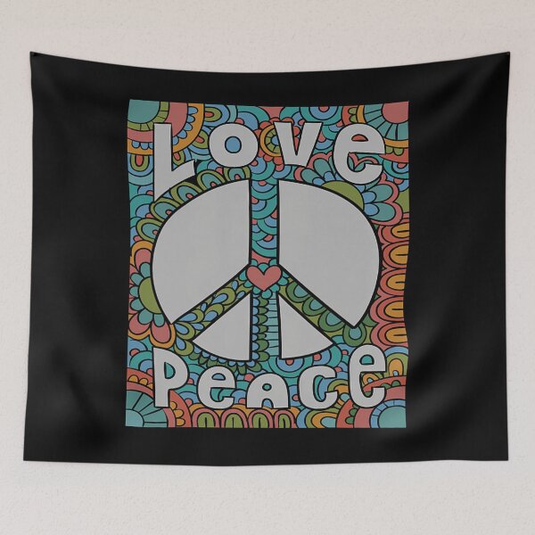 Item preview, PEACE SIGN LOVE 	 60s 70s Tie Die Hippie Costume 		 designed and sold by xdmkomzqg22.