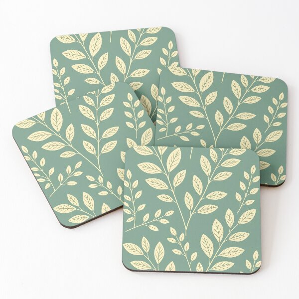 Item preview, Dark Green Theme, Botanical Leaves, Minimalist Modern Stylize, Repeated Texture Pattern (image size 8320x12480) designed and sold by Digital-Davinci.