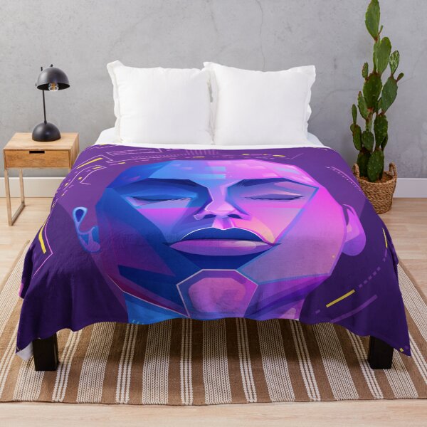 Item preview, concept of machine learning of deep learning, graphic of AI; artificial intelligence head presented in cyberpunk and futuristic element style designed and sold by NiamLab.