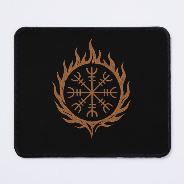 Item preview, Helm of Awe with Flames – Norse Symbol of Strength designed and sold by DreamMachine69.