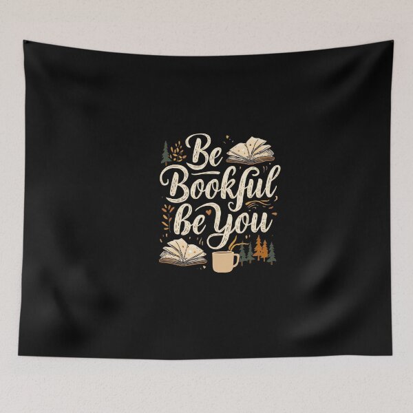 Item preview, Be bookful be you– Cozy Reading Quote Design designed and sold by Happyhoo1.