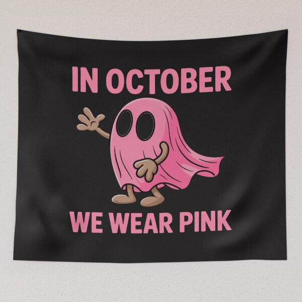 Item preview, Ghost In October we Wear Pink Halloween designed and sold by Ikwalima.
