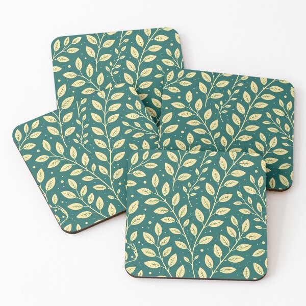 Item preview, Dark Green Theme, Botanical Leaves, Minimalist Modern Stylize, Repeated Texture Pattern (image size 8320x12480) designed and sold by Digital-Davinci.