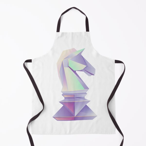 Item preview, graphic of chess knight present in low poly designed and sold by NiamLab.