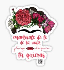 Fall in love with yourself, with life and after whoever you want Sticker