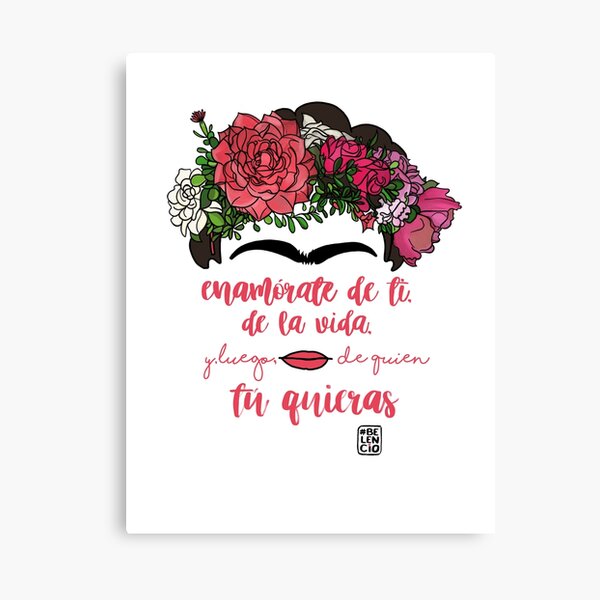 Frida Kahlo Quotes Spanish Amor Wall Art Self Love Feminist Instant Download No Printable Fall In Love With  Yourself With Life Love Yourself 13 Frida Kahlo Quote Prints Art &  Collectibles Jan-Takayama.com