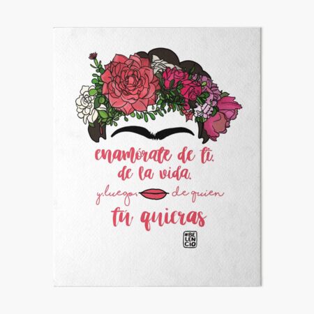 Fall in love with yourself, with life and after whoever you want Art Board Print