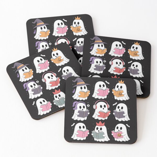 Item preview, Ghost Reading Book Halloween Books Lover Teacher designed and sold by Ikwalima.