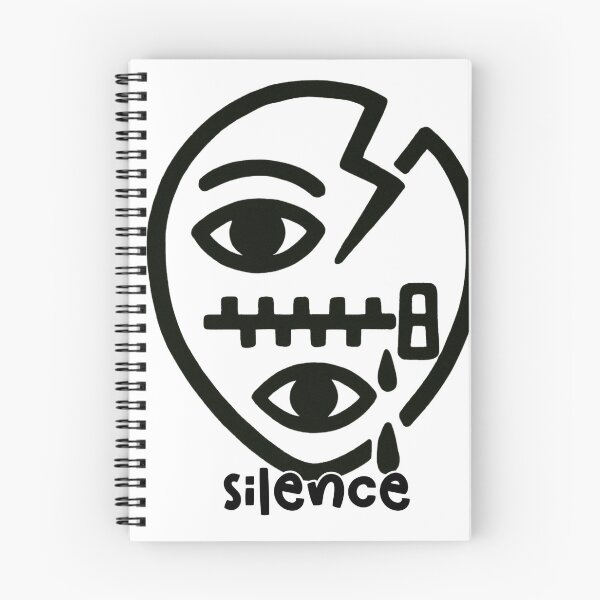 Item preview, Silence Glyph Minimalist Line Art designed and sold by CottonandQuill.