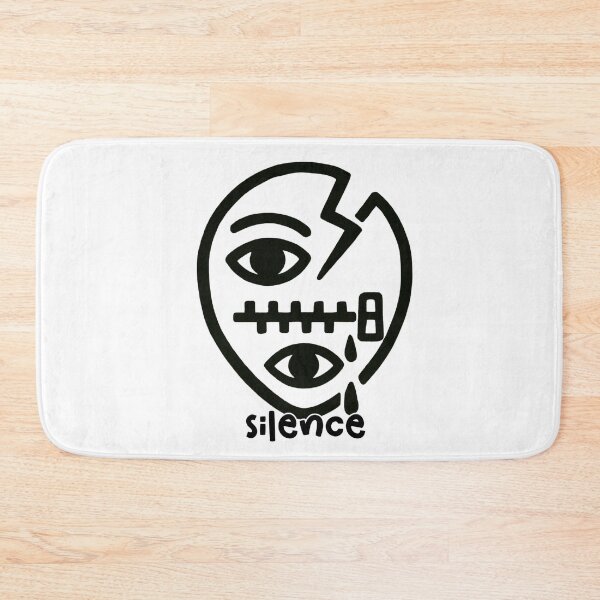 Item preview, Silence Glyph Minimalist Line Art designed and sold by CottonandQuill.