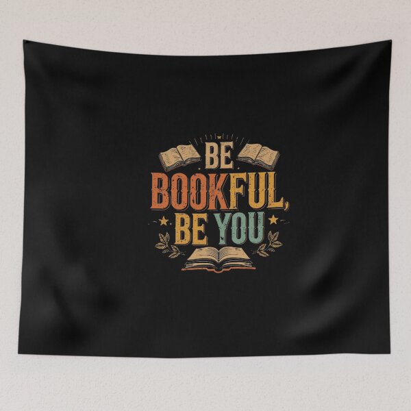 Item preview, Be bookful be you– Cozy Reading vintage style designed and sold by Happyhoo1.