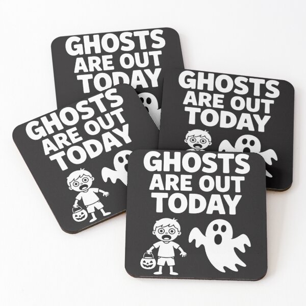 Item preview, Ghosts are Out Today Spooky Halloween Quote  designed and sold by Ikwalima.