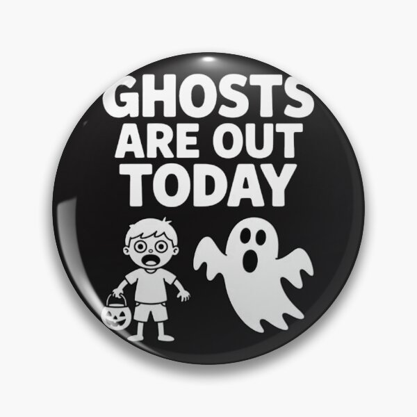 Item preview, Ghosts are Out Today Spooky Halloween Quote  designed and sold by Ikwalima.