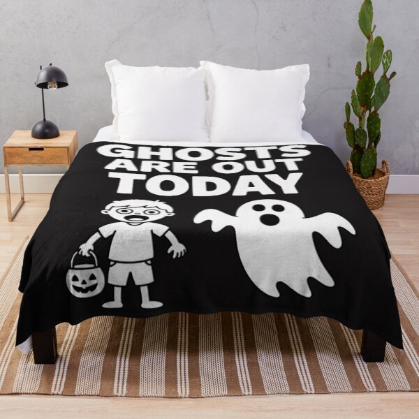 Item preview, Ghosts are Out Today Spooky Halloween Quote  designed and sold by Ikwalima.