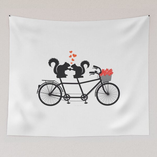 Item preview, Tandem Bicycle With Squirrels  	 designed and sold by gwqqyvxv67.
