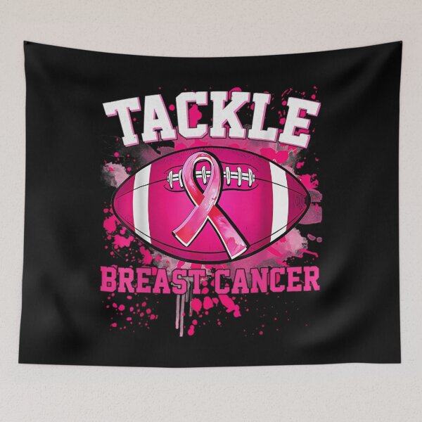 Artikelvorschau, Tackle Football Pink Ribbon Brustkrebs-Bewusstseins-Sweatshirt entworfen und verkauft von fijfghdfxwa48.