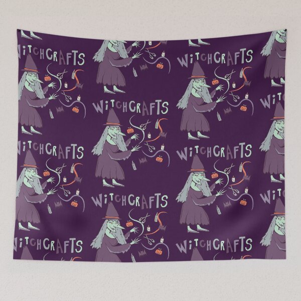 Item preview, witchcrafts - crafty halloween witch designed and sold by crestfallenmermaid.