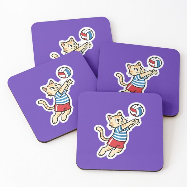 Item preview, A CARTOON CAT PLAYING BALL designed and sold by infinitearte.