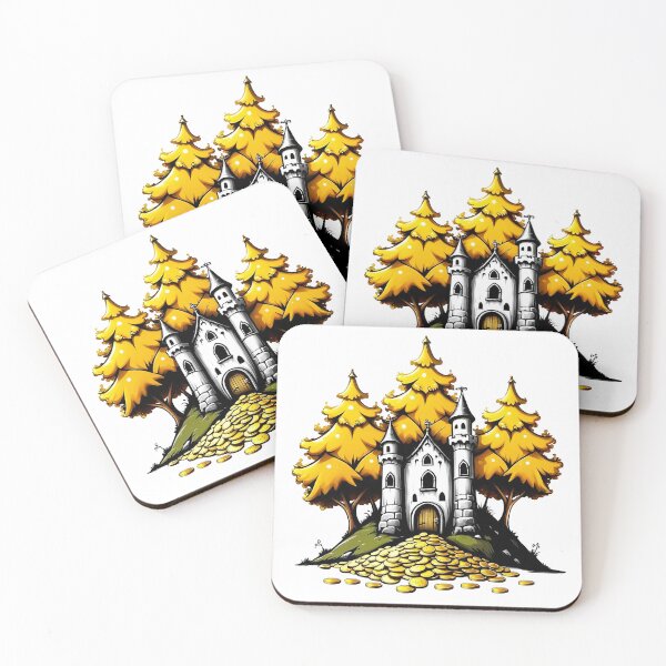 Item preview, Berkshire Castle – Golden Wealth Pop Art designed and sold by JaaGo PopLab.