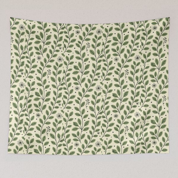 Item preview, Light Green Theme, Botanical Leaves, Minimalist Modern Stylize, light green background, Repeated Texture Pattern (image size 8320x12480) designed and sold by Digital-Davinci.