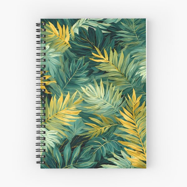Item preview, Exotic Jungle Leaf Fronds Dark Green and Yellow designed and sold by LeafPrints.
