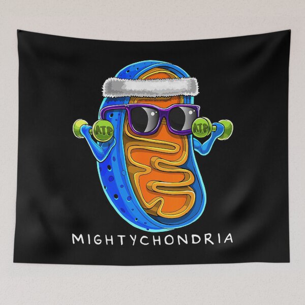 Item preview, Mightychondria Cellular Biology Science Teacher Funny 	 		 designed and sold by wphbcvfj3.