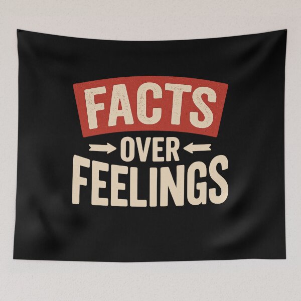 Item preview, Facts Over Feelings designed and sold by Prints-by-Olaf.