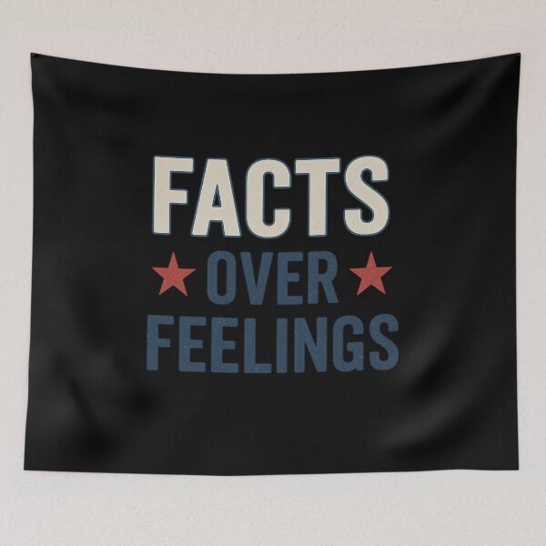Item preview, Facts Over Feelings designed and sold by Prints-by-Olaf.