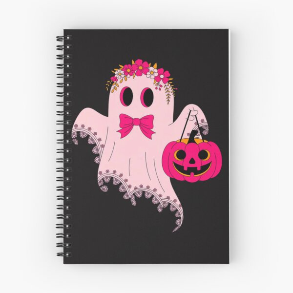 Item preview, Girl Coquette Ghost Halloween Pink Ghost Spooky Lace Ghost designed and sold by CraftyCuttable.