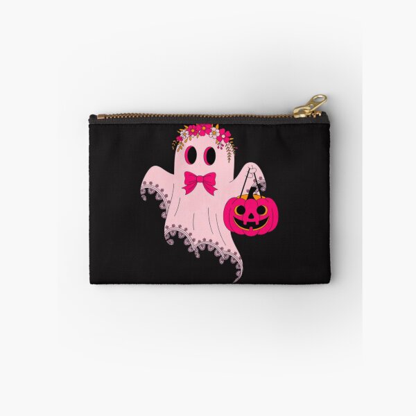 Item preview, Girl Coquette Ghost Halloween Pink Ghost Spooky Lace Ghost designed and sold by CraftyCuttable.