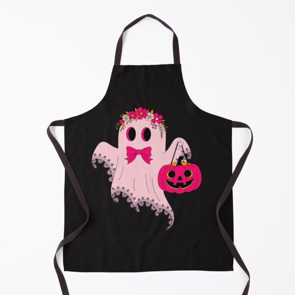 Item preview, Girl Coquette Ghost Halloween Pink Ghost Spooky Lace Ghost designed and sold by CraftyCuttable.