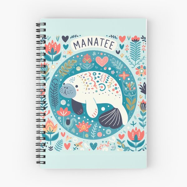 Item preview, Manatee - Hope for Wildlife Scandinavian Folk Art by heidiannemorris © designed and sold by FOLK ART FUSION.