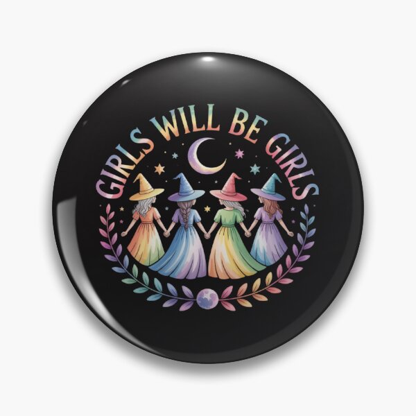 Item preview, Girl Will Be Girls Witch Witchy Spooky Season Halloween  designed and sold by CraftyCuttable.