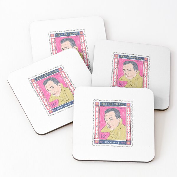 Item preview, Albert Camus made-up stamp designed and sold by LamaLamaPNG.