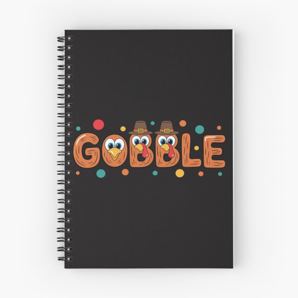 Item preview, Gobble Turkey Face Thanksgiving Family Dinner Turkey Day designed and sold by CraftyCuttable.
