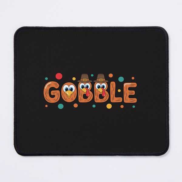 Item preview, Gobble Turkey Face Thanksgiving Family Dinner Turkey Day designed and sold by CraftyCuttable.