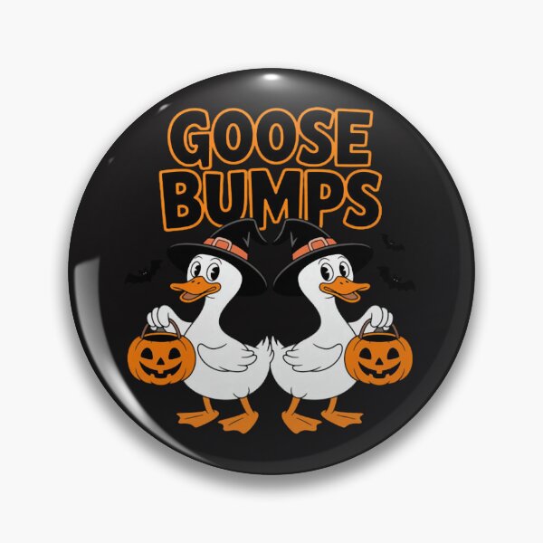 Item preview, Goose Bumps Halloween Goose Ghost Pumpkin Goose Fist Bump designed and sold by CraftyCuttable.